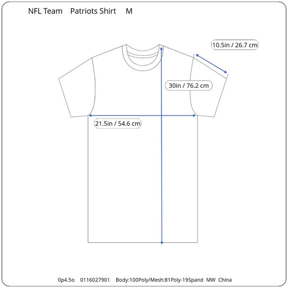 NFL Apparel Nike New England Patriots Mens Althetic Shirt M On Field Dri Fit - Picture 10 of 10